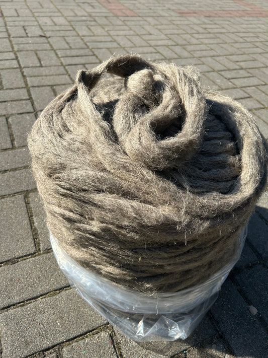 Pakuły 100% len do izolacji domów z drewnianych bali lub drewna 4kg