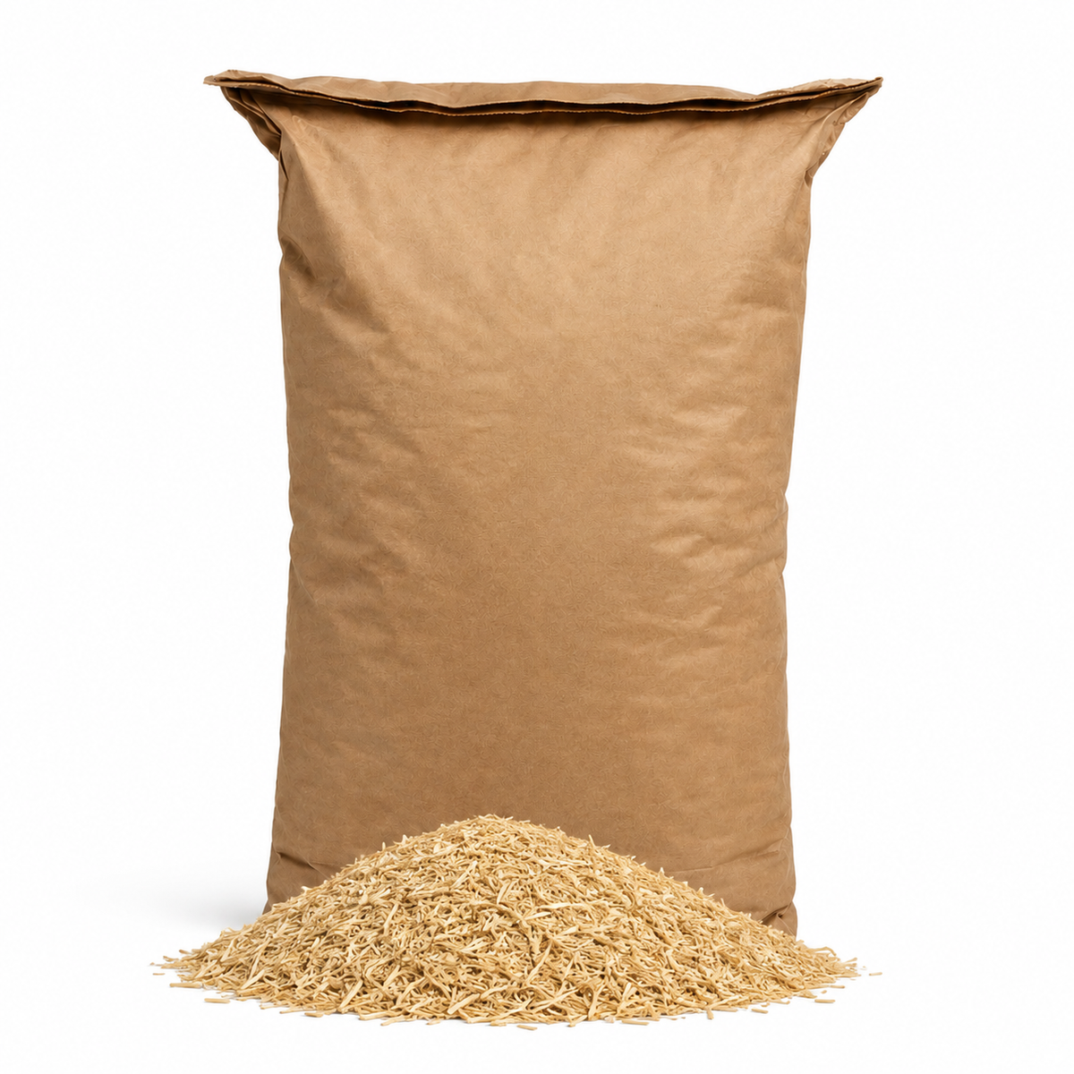 Naturalna ściółka lniana 12 kg - odpylone podłoże i mulcz z lnu